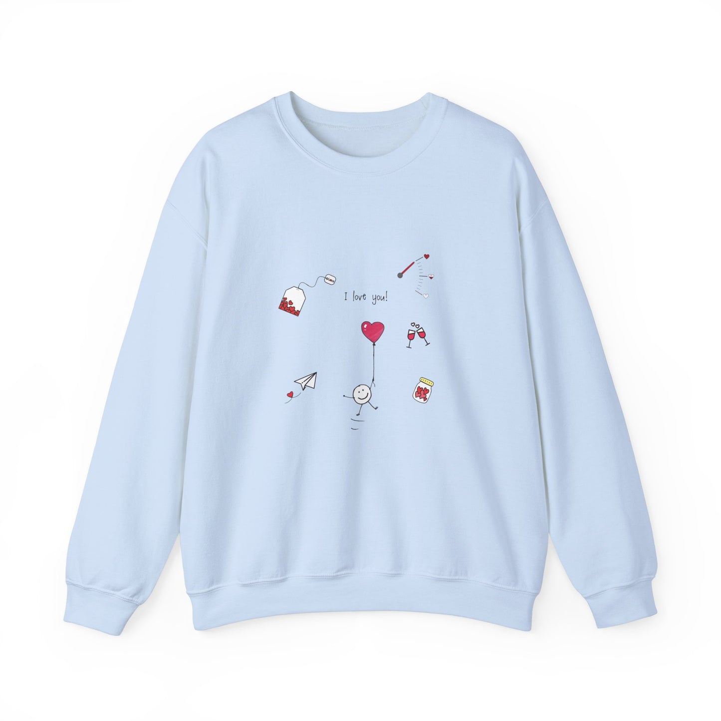 Sweet Affection: The Heart of Love Unisex Sweatshirt