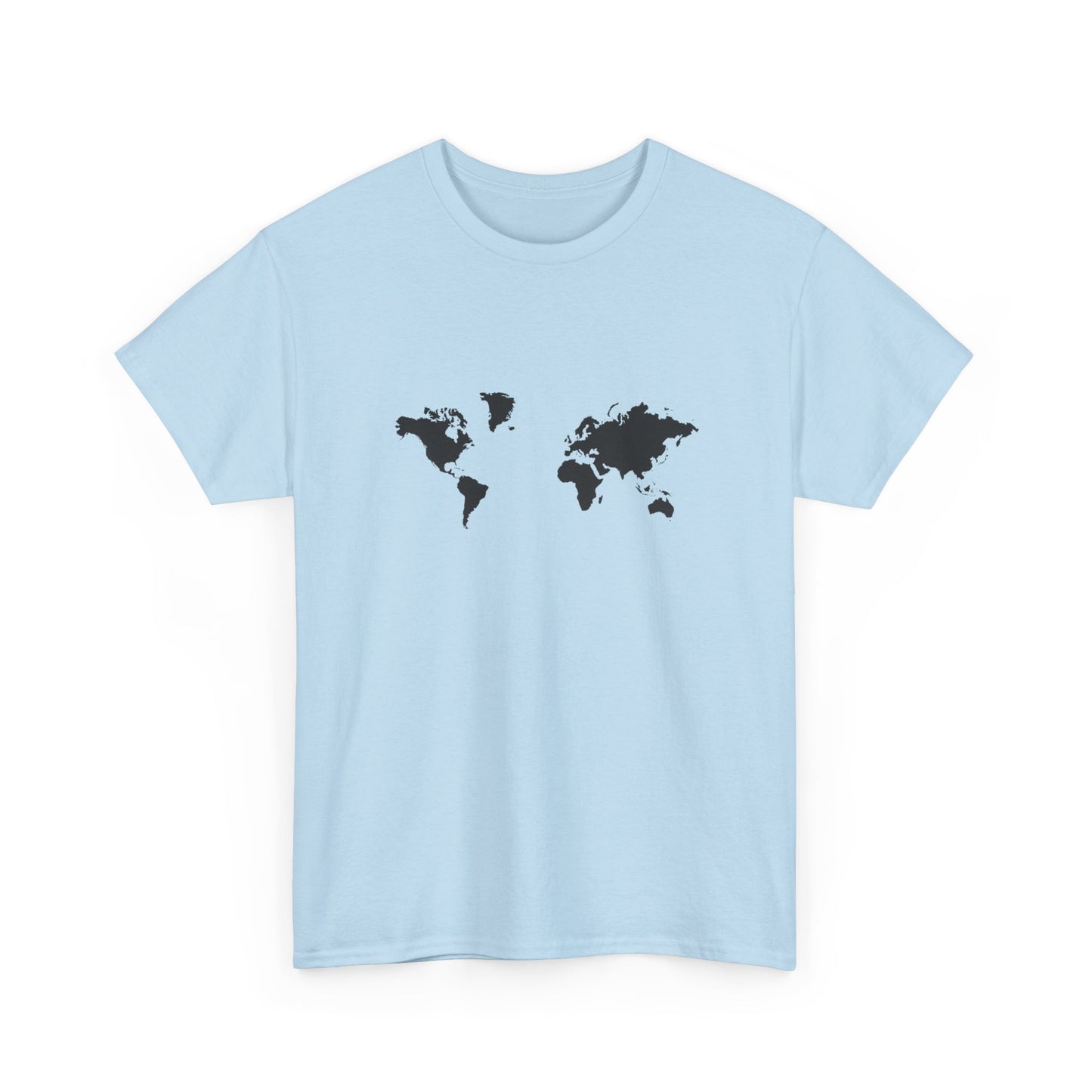 World Map Unisex Heavy Cotton Tee