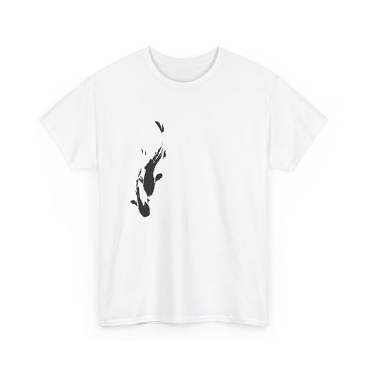 Minimalist Koi Fish Unisex Heavy Cotton Tee