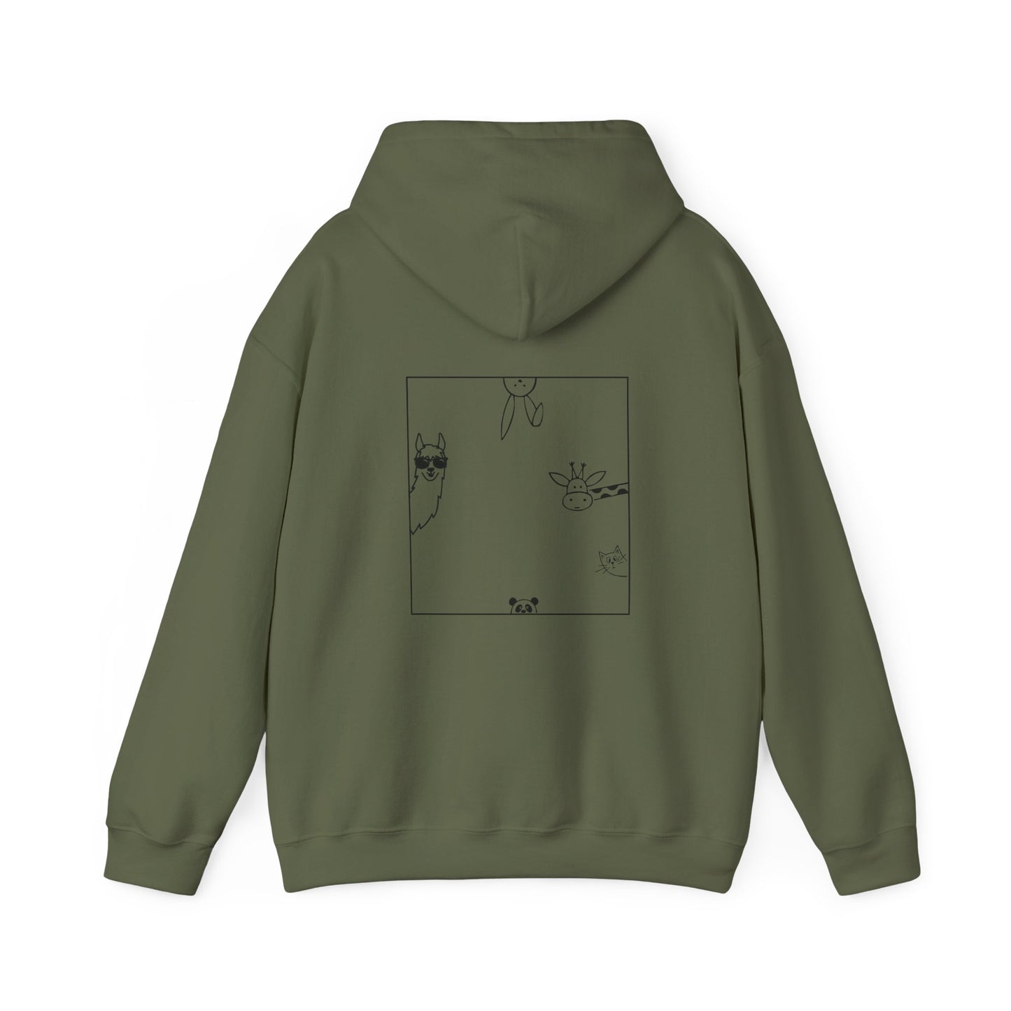 Cute Animal Graphic Unisex Hoodie