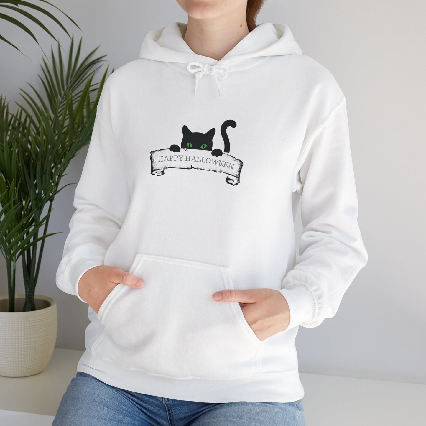 "Peek-a-Boo Halloween" Unisex Hoodie