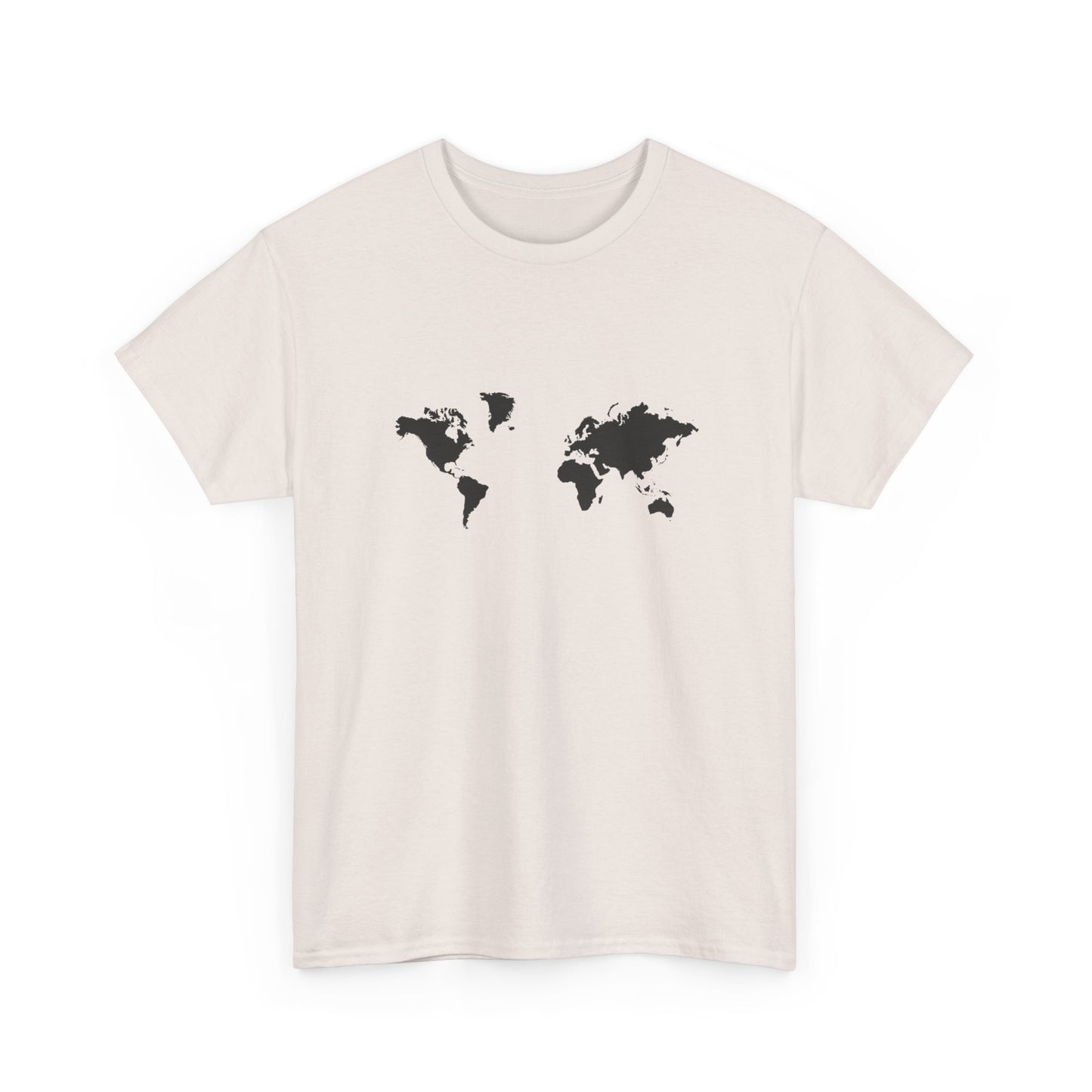 World Map Unisex Heavy Cotton Tee