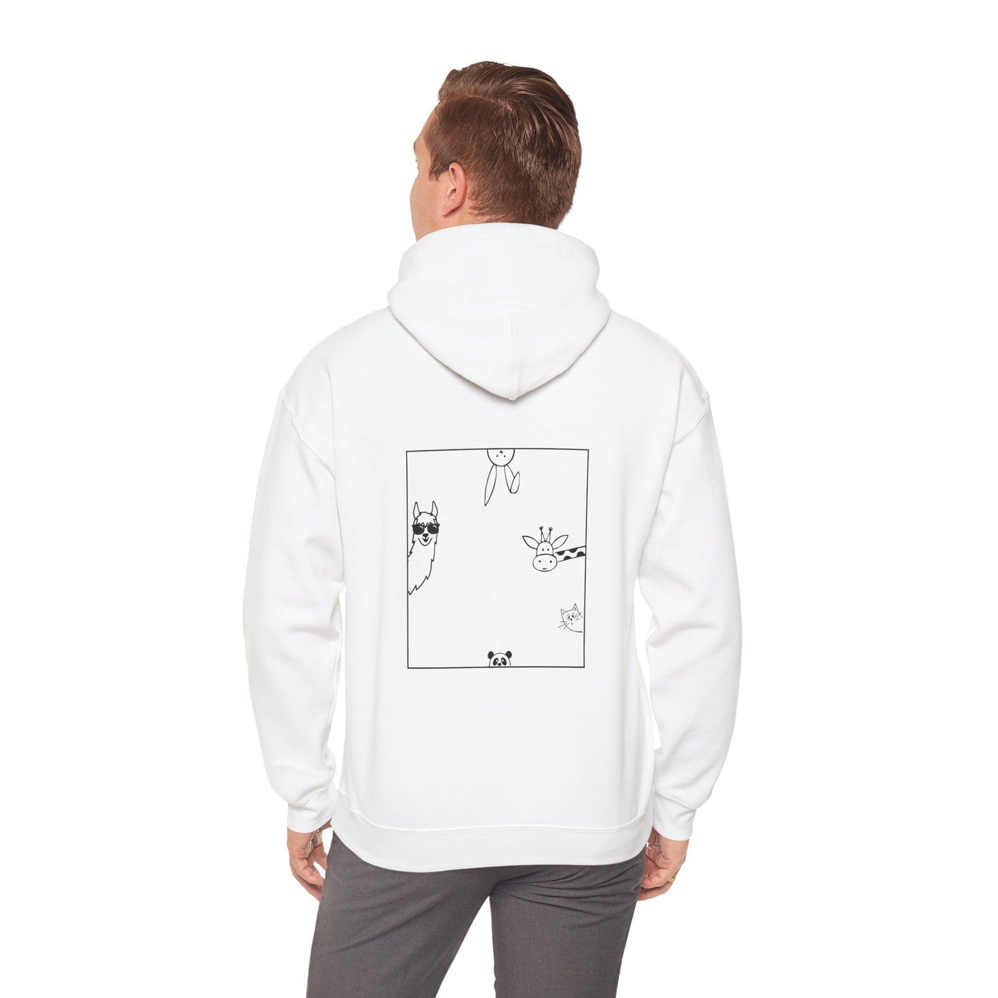 Cute Animal Graphic Unisex Hoodie