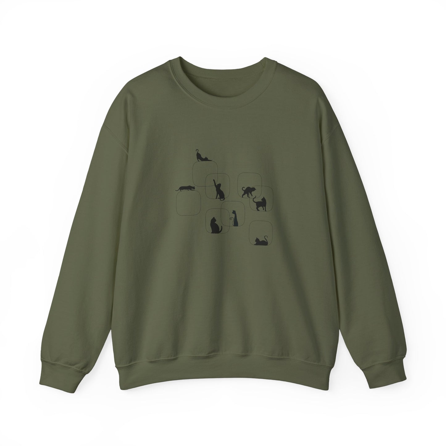 Cat Silhouette Unisex Sweatshirt