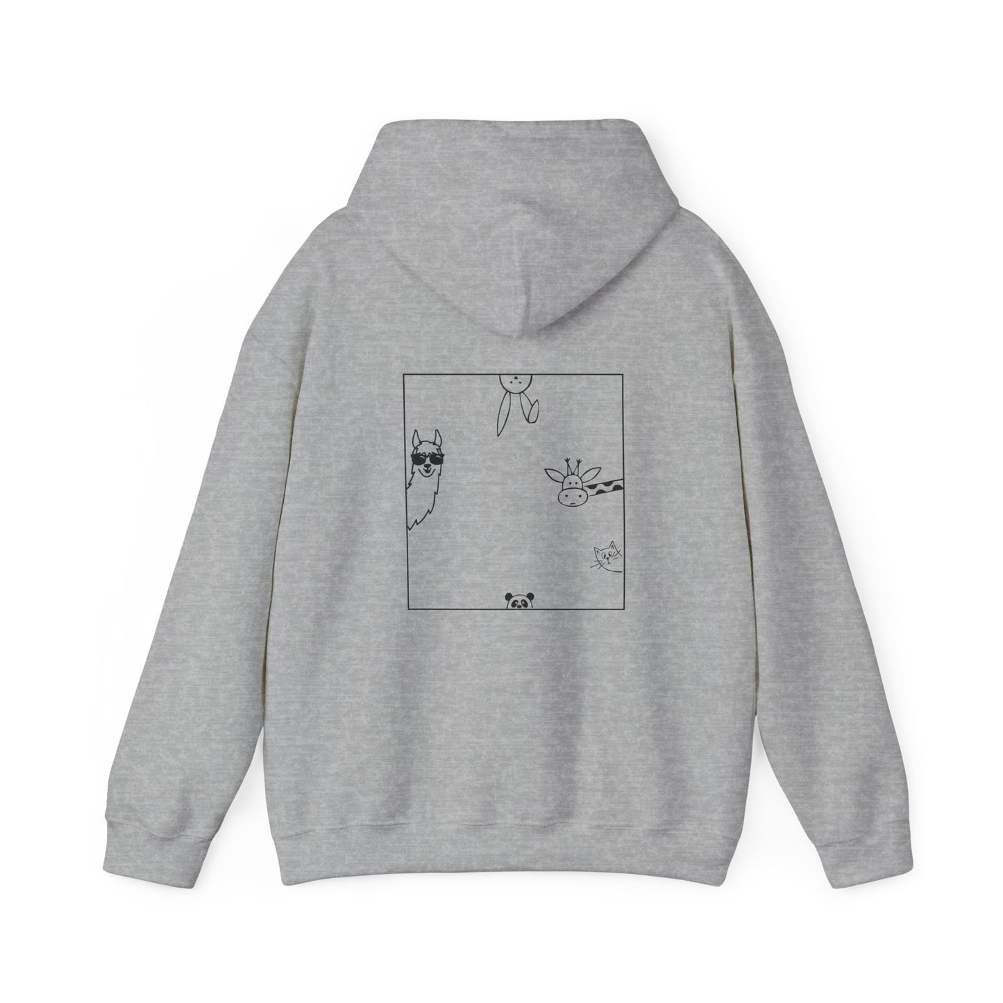 Cute Animal Graphic Unisex Hoodie