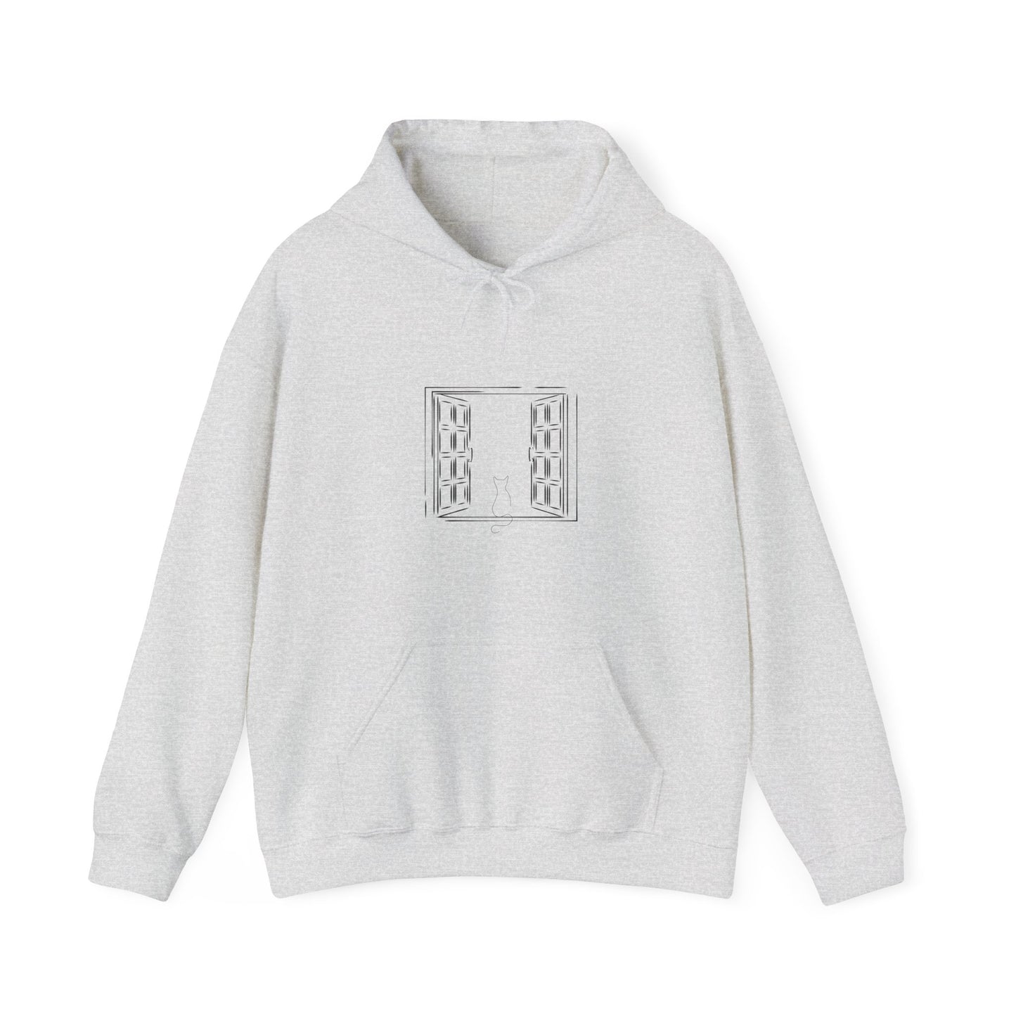 Cat in the Window Unisex Hoodie