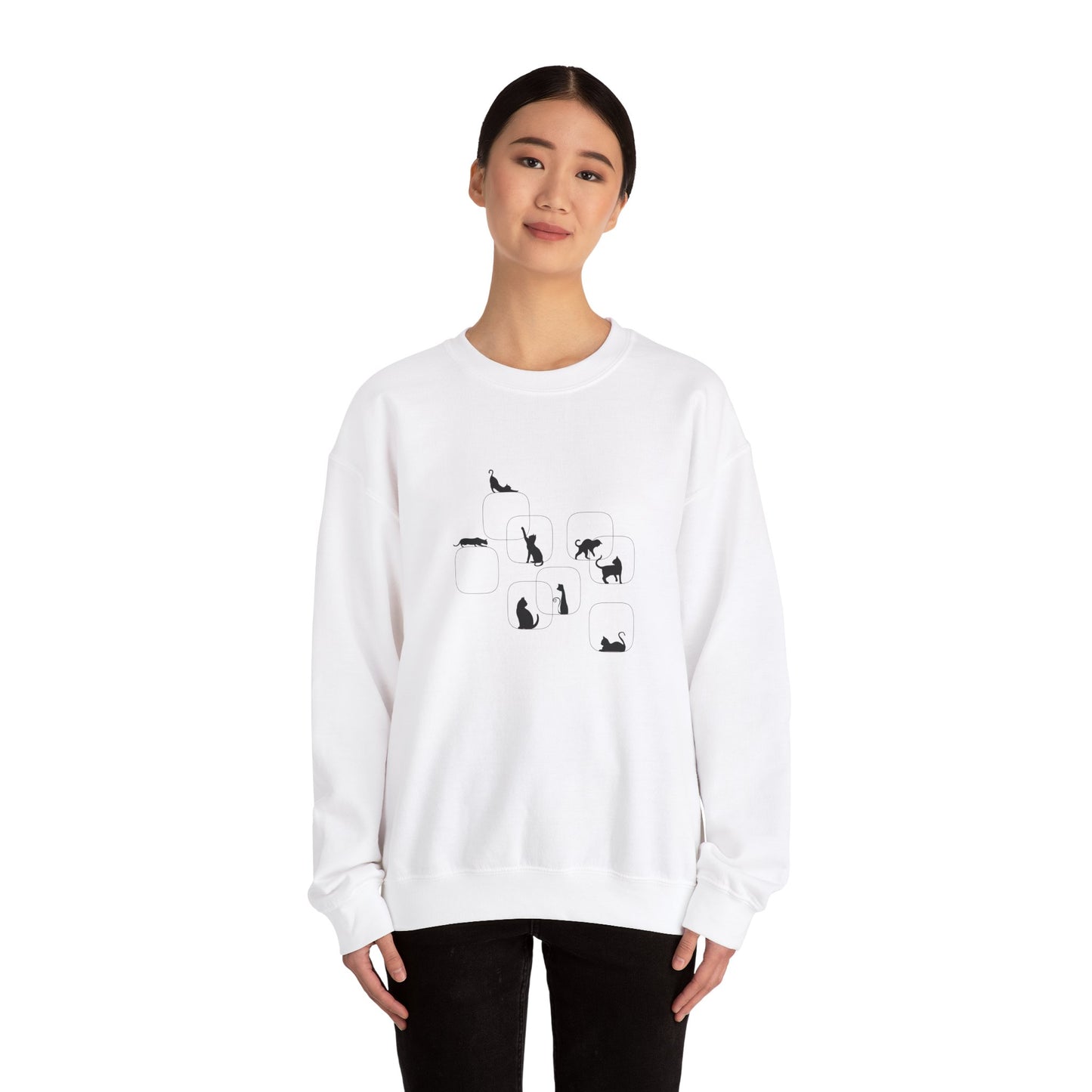 Cat Silhouette Unisex Sweatshirt