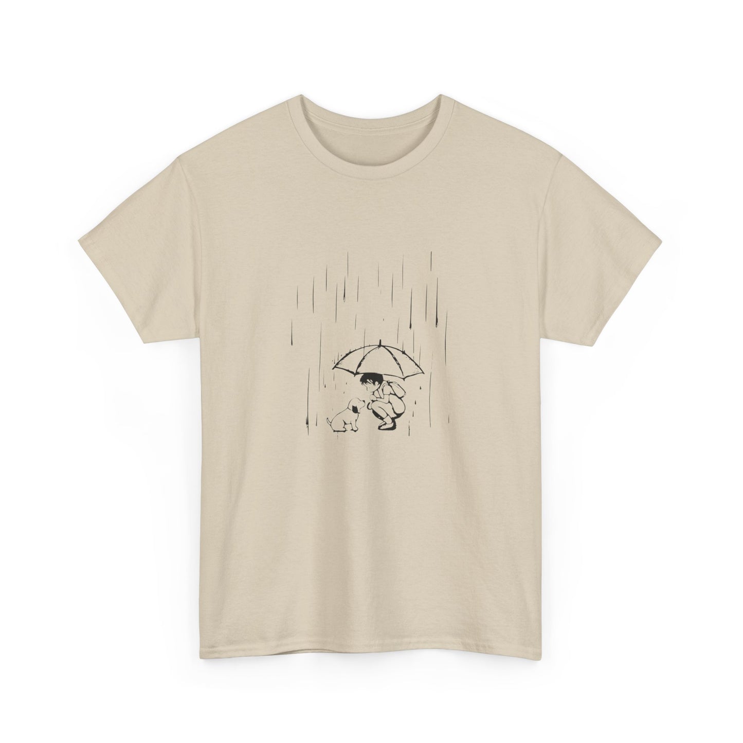 "Rainy Day Companions" Unisex Heavy Cotton Tee