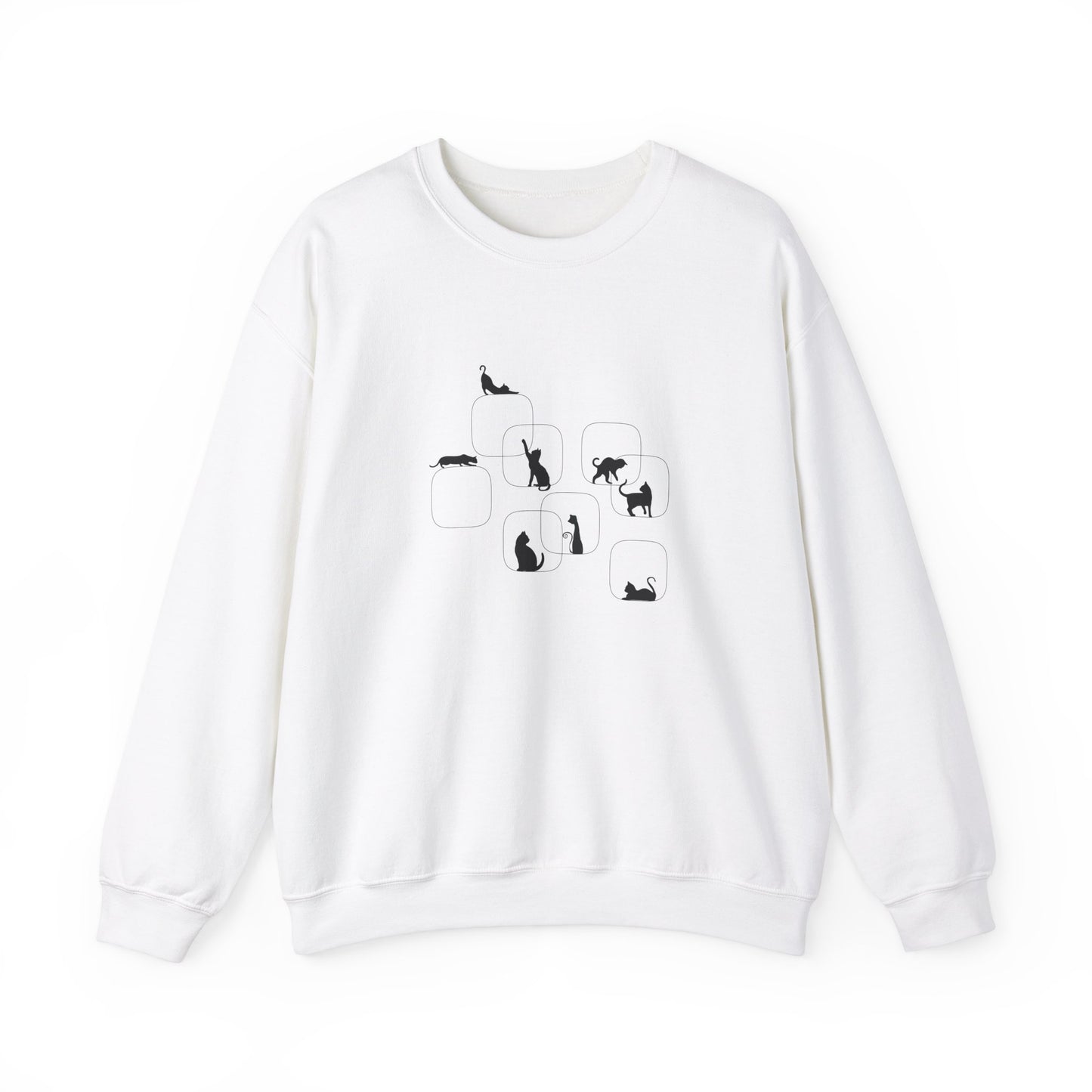 Cat Silhouette Unisex Sweatshirt