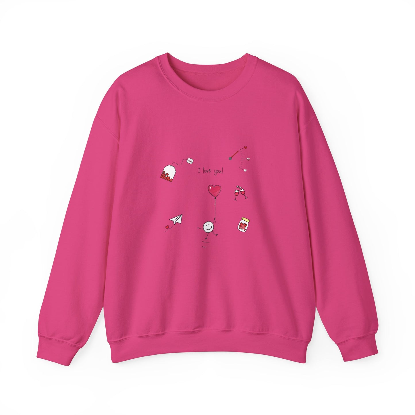 Sweet Affection: The Heart of Love Unisex Sweatshirt