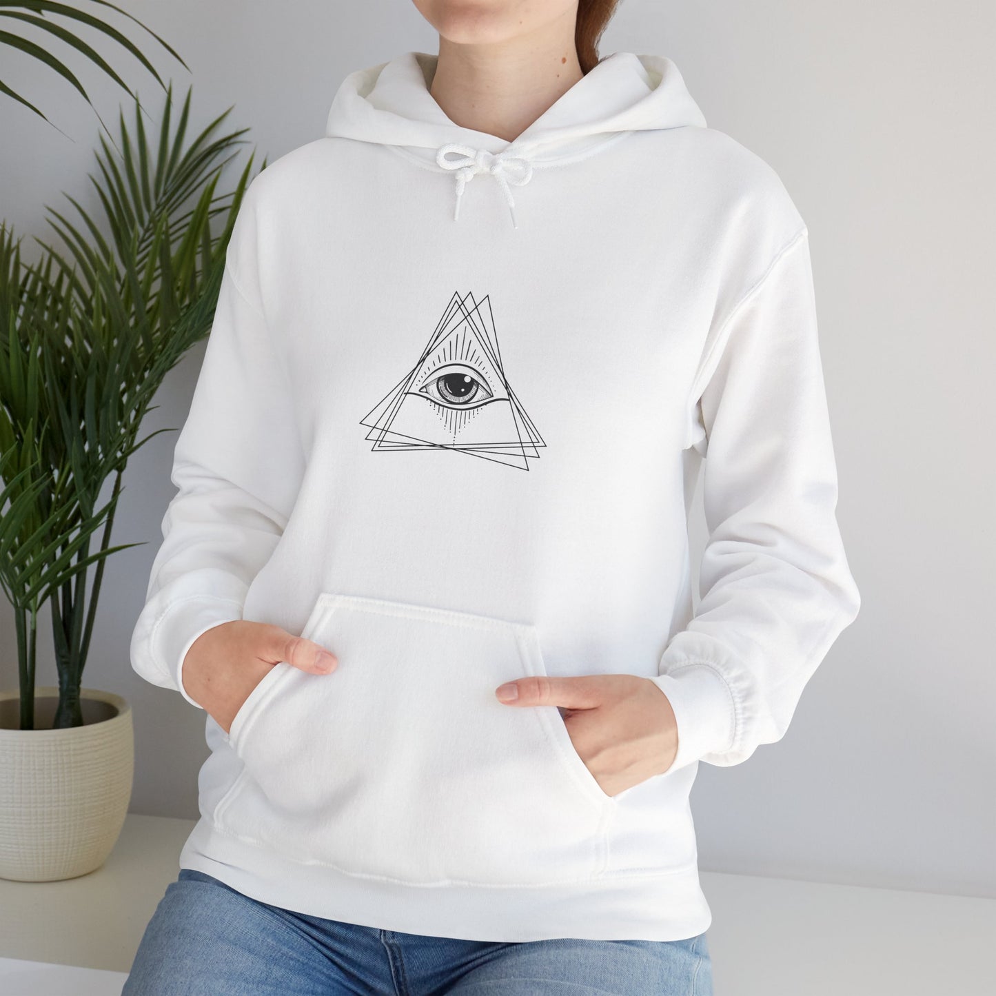 "All-Seeing Geometry" Unisex Hoodie