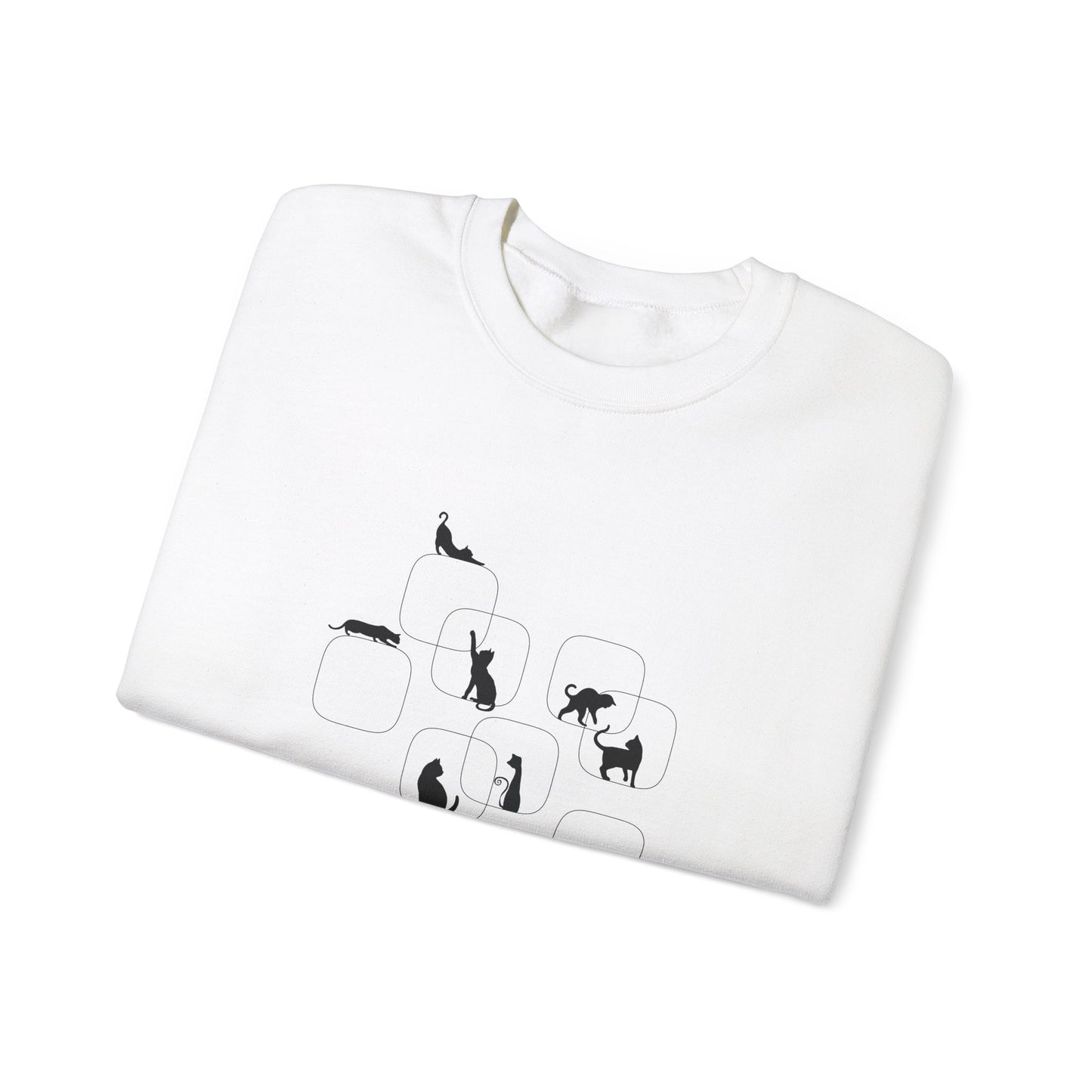 Cat Silhouette Unisex Sweatshirt