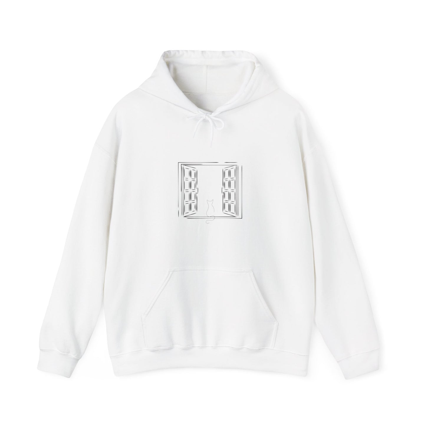 Cat in the Window Unisex Hoodie