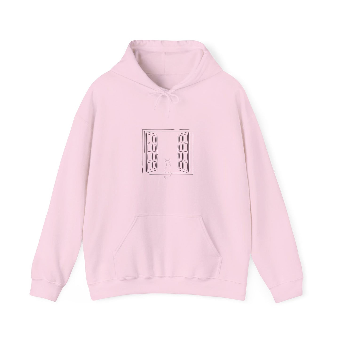 Cat in the Window Unisex Hoodie