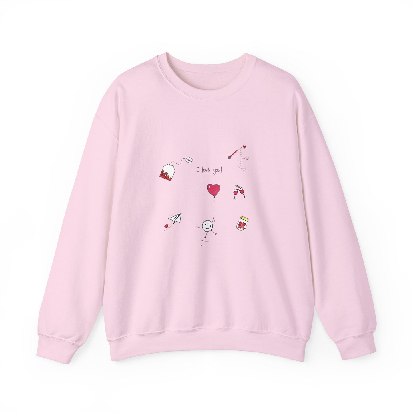 Sweet Affection: The Heart of Love Unisex Sweatshirt