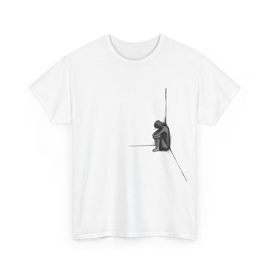 "Cornered Solitude" Unisex Heavy Cotton Tee