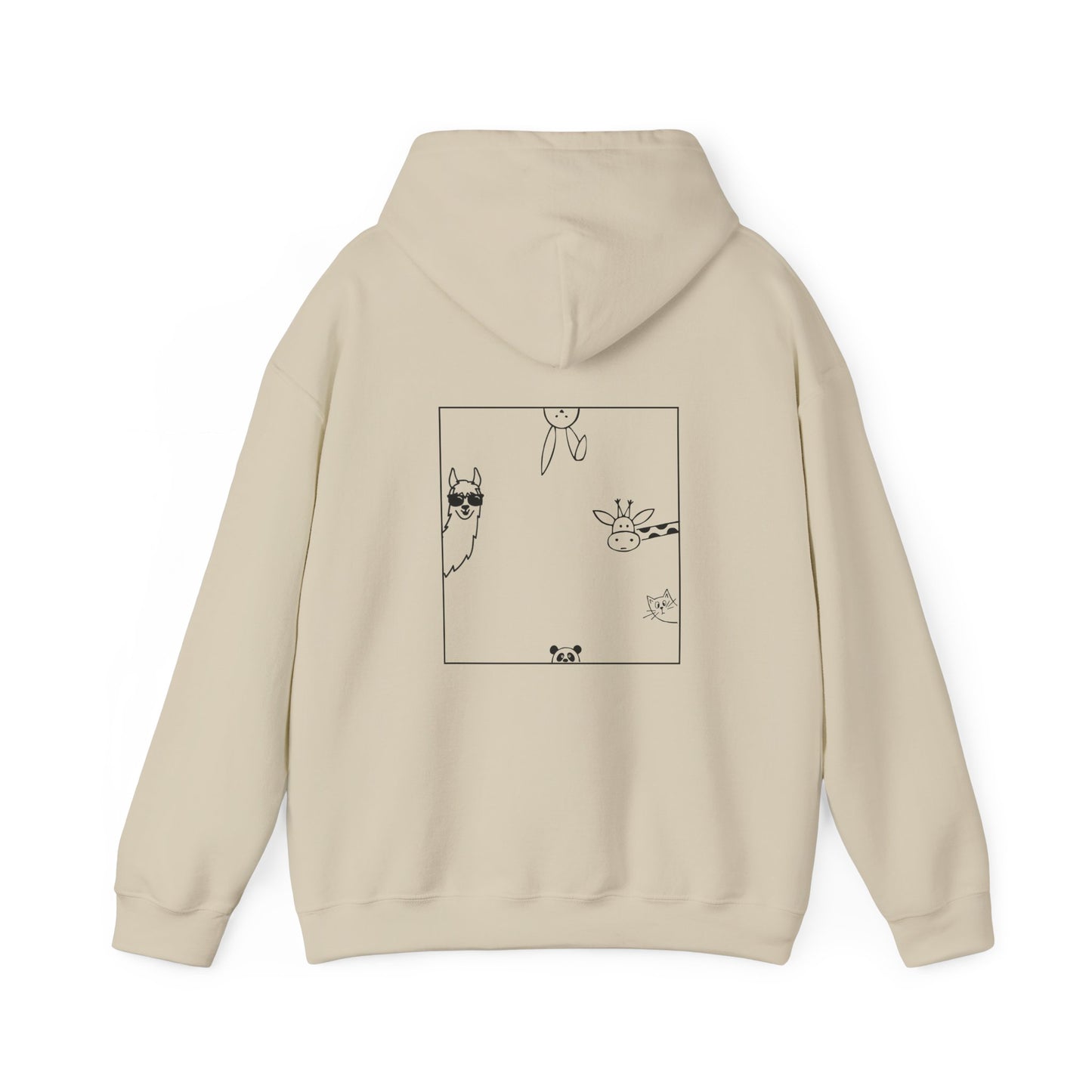 Cute Animal Graphic Unisex Hoodie