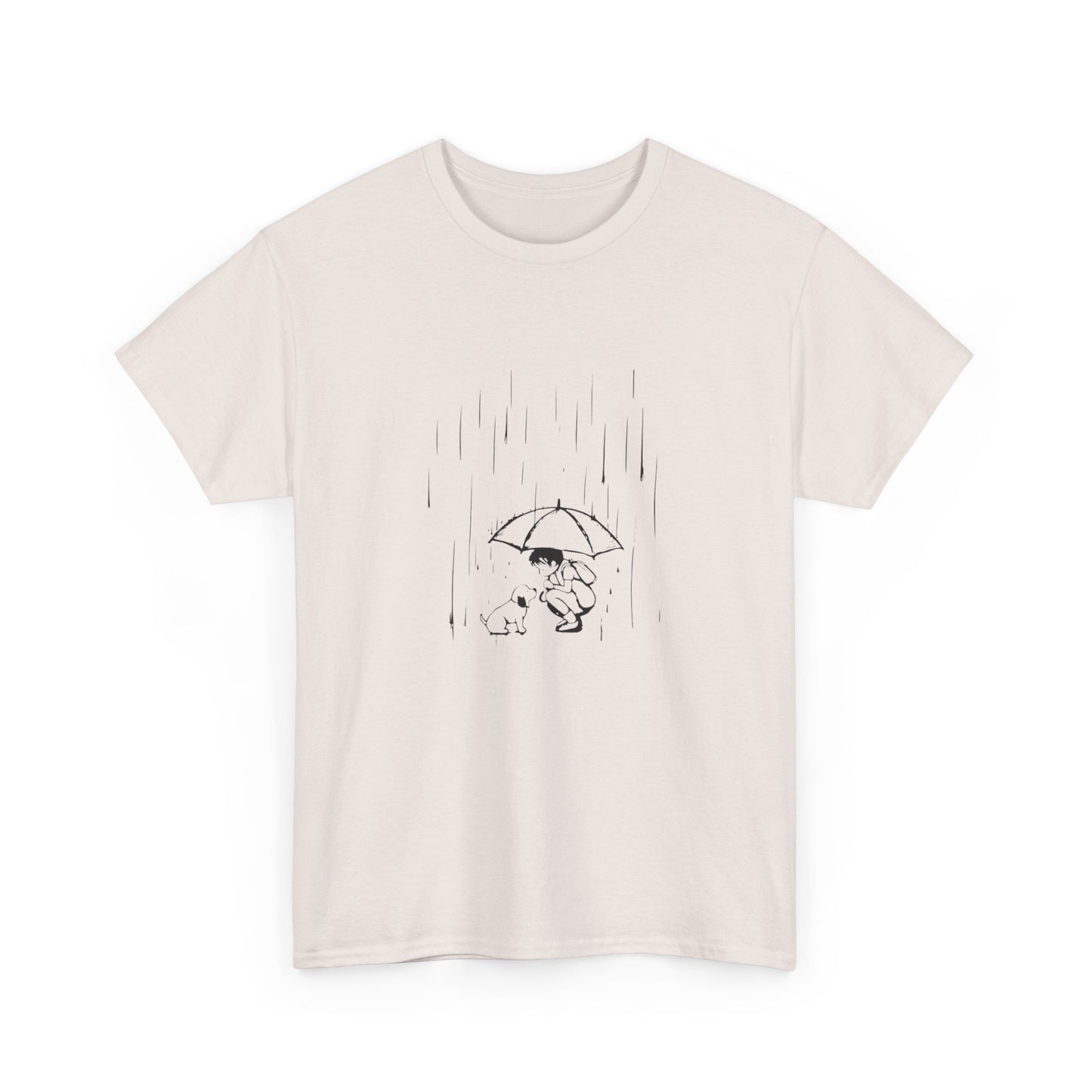 "Rainy Day Companions" Unisex Heavy Cotton Tee