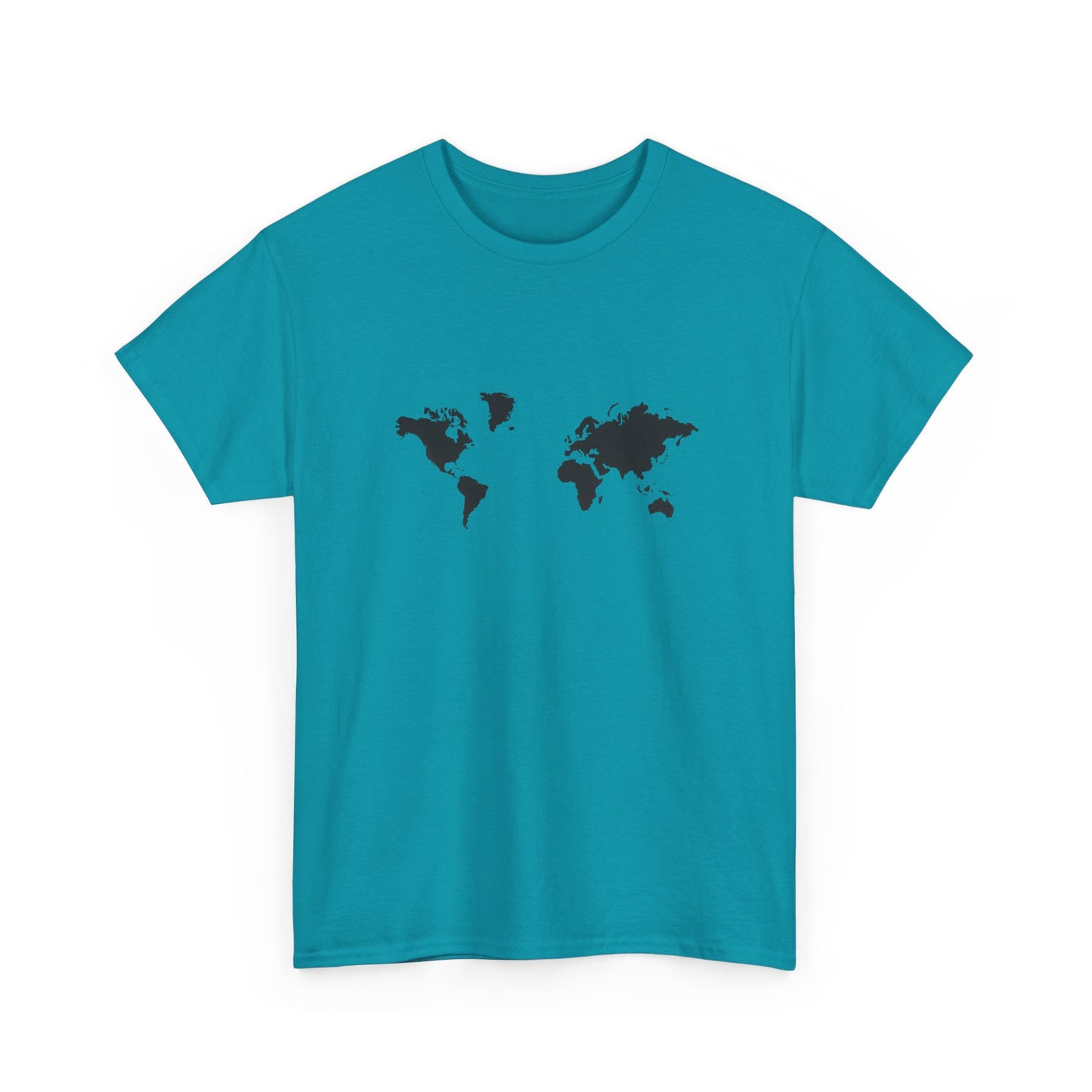 World Map Unisex Heavy Cotton Tee