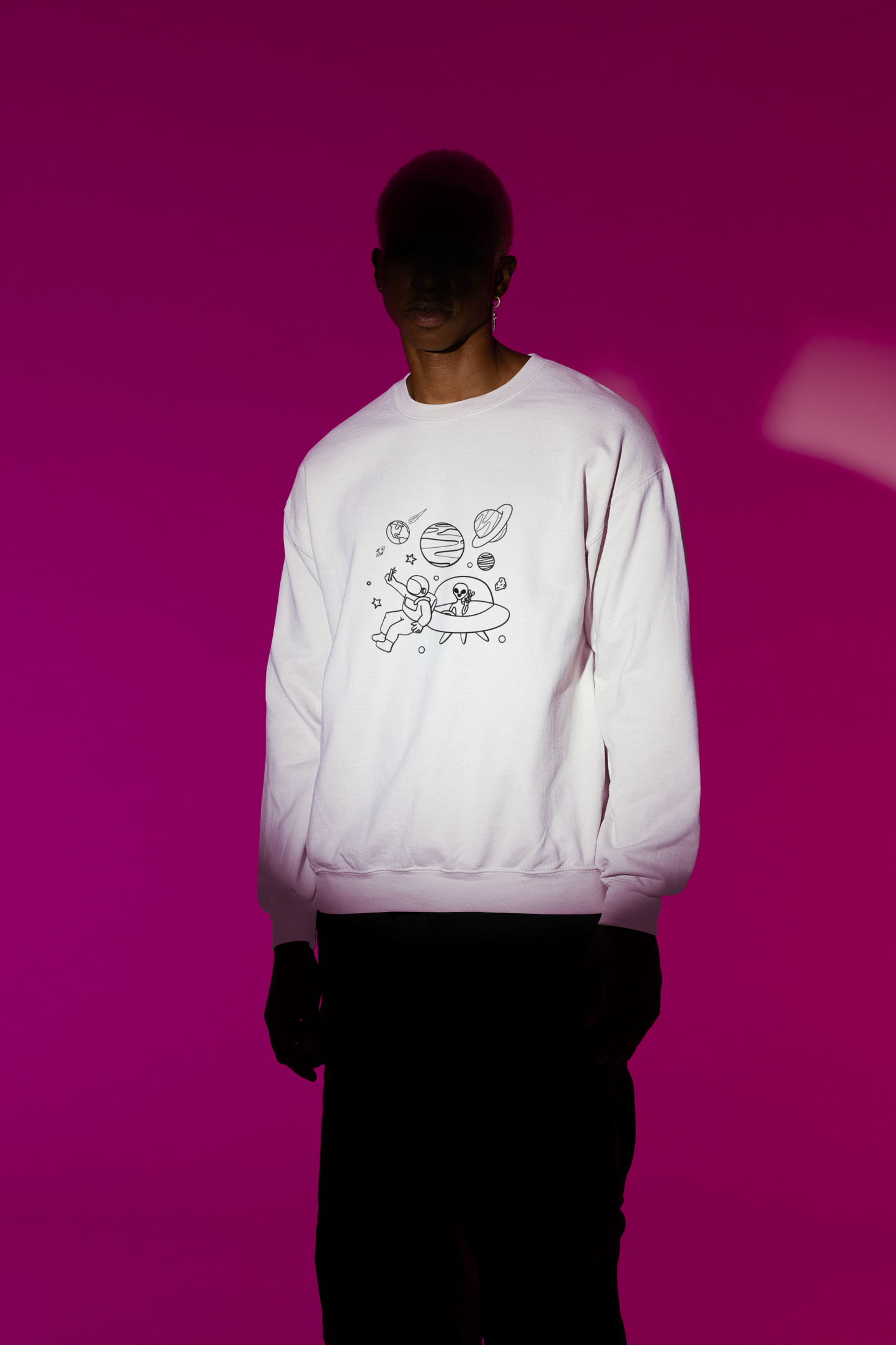 Cosmic Selfie Unisex Sweatshirt