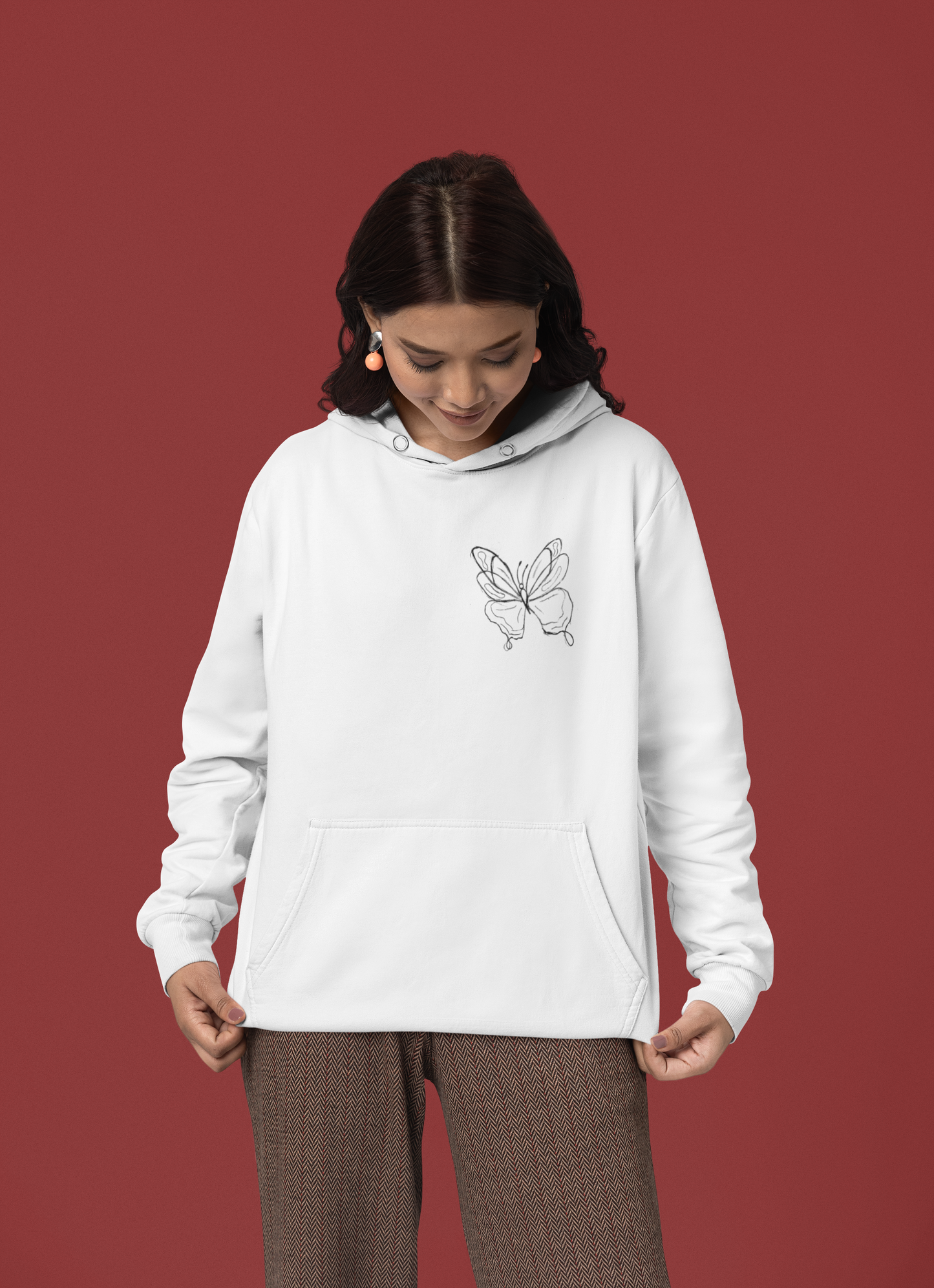 "Elegant Wings" Unisex Hoodie