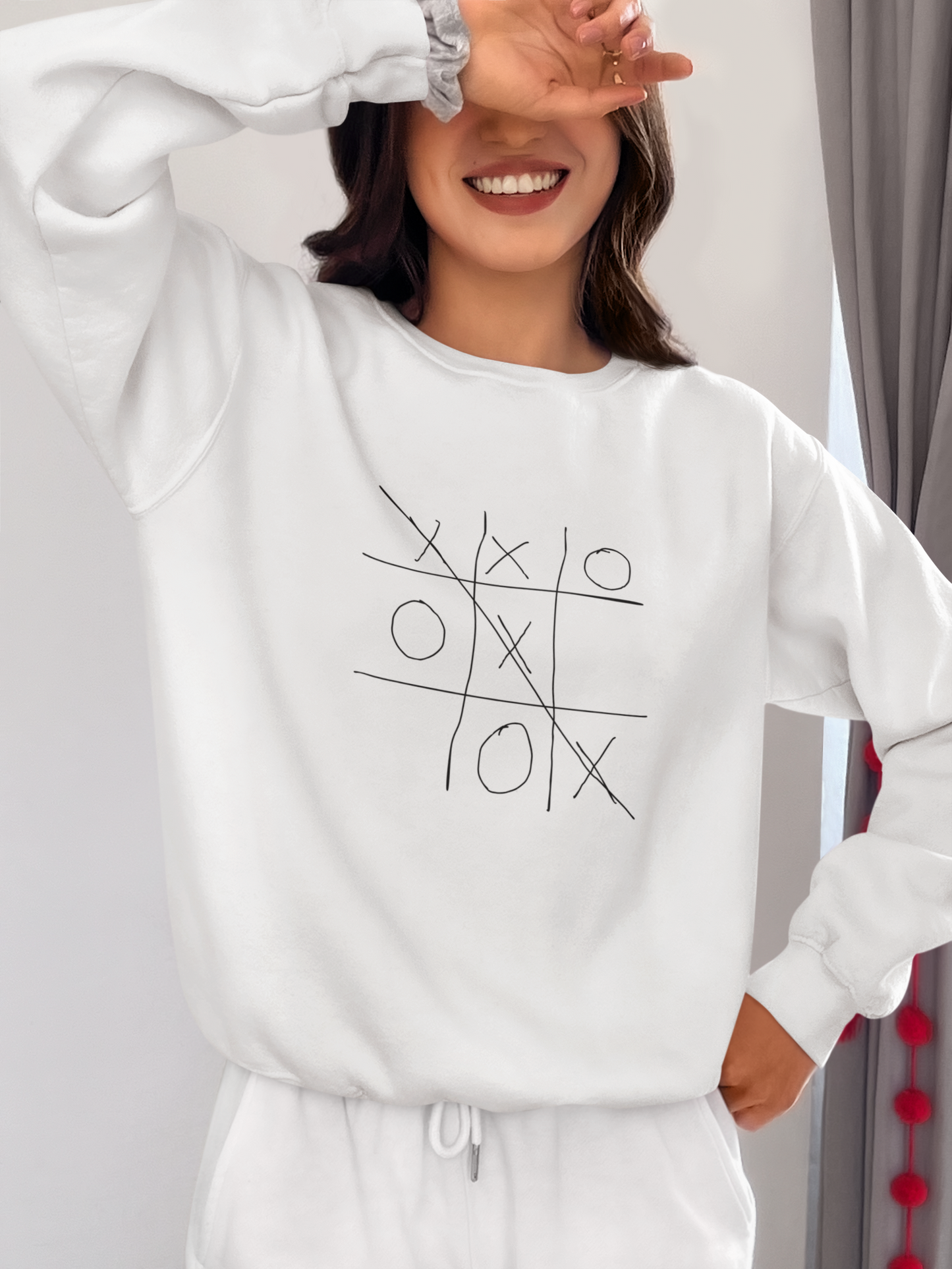 "Tic Tac Toe Vibes" Unisex Sweatshirt