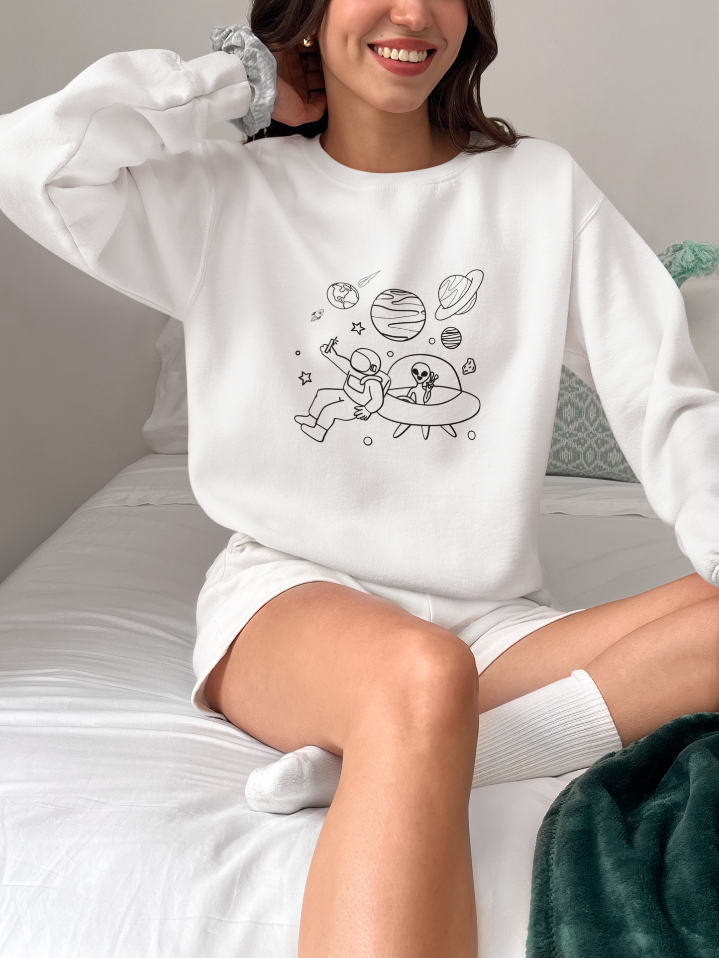 Cosmic Selfie Unisex Sweatshirt