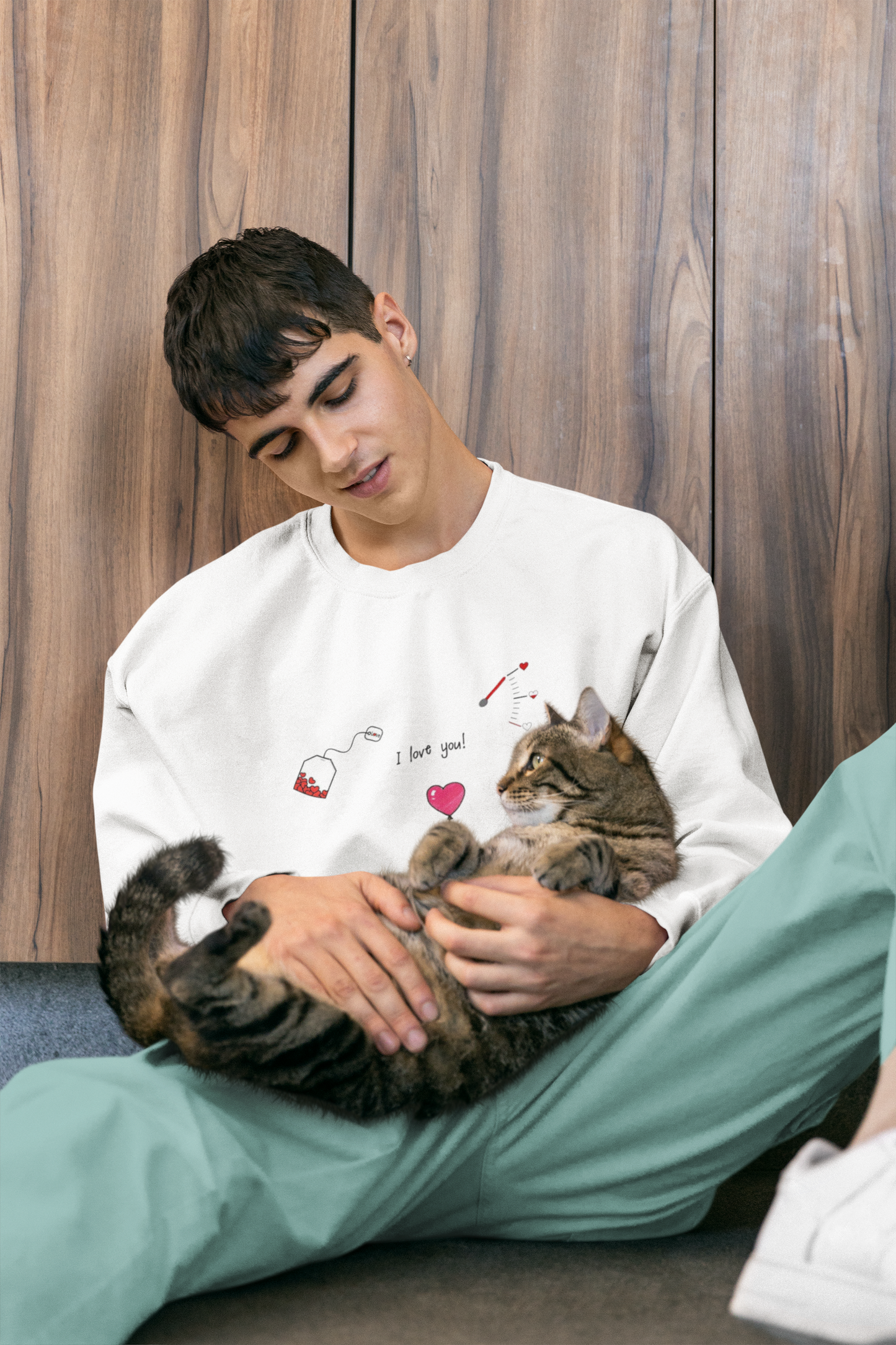 Sweet Affection: The Heart of Love Unisex Sweatshirt