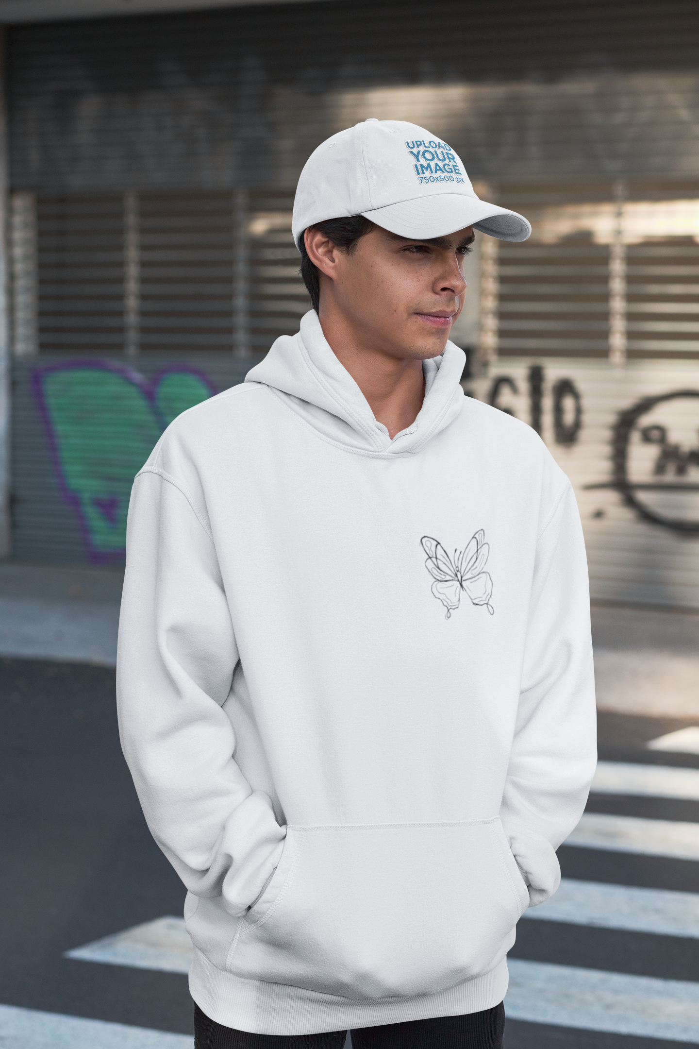 "Elegant Wings" Unisex Hoodie