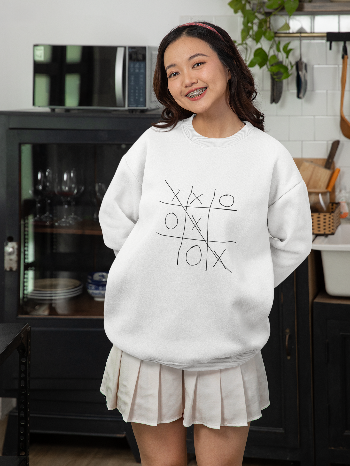 "Tic Tac Toe Vibes" Unisex Sweatshirt