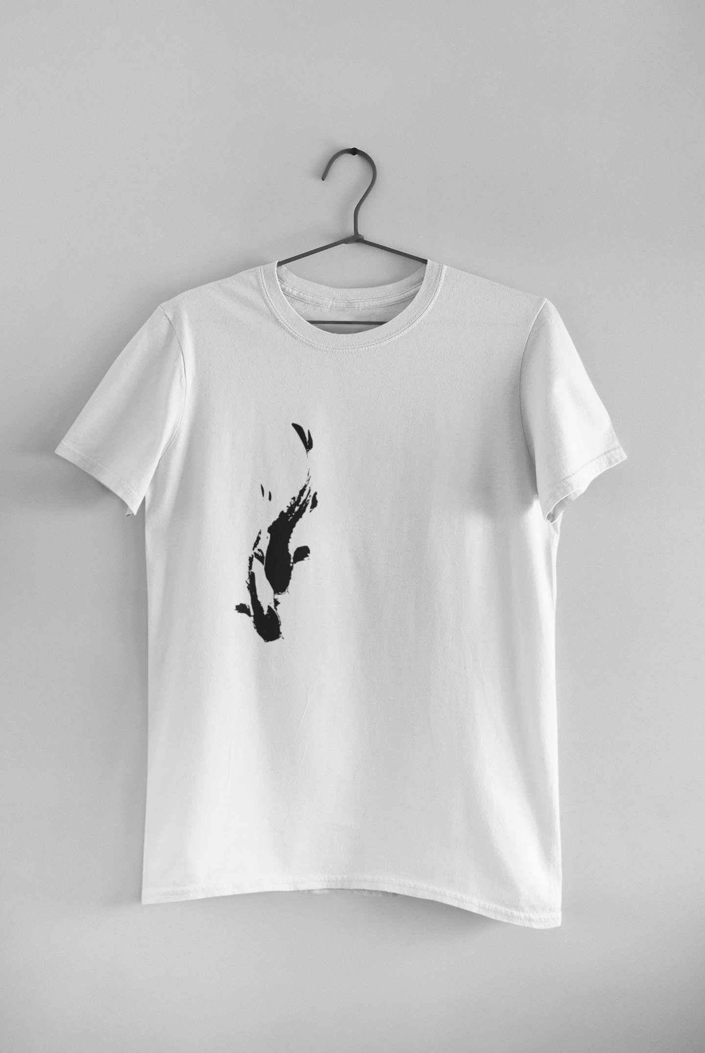 Minimalist Koi Fish Unisex Heavy Cotton Tee