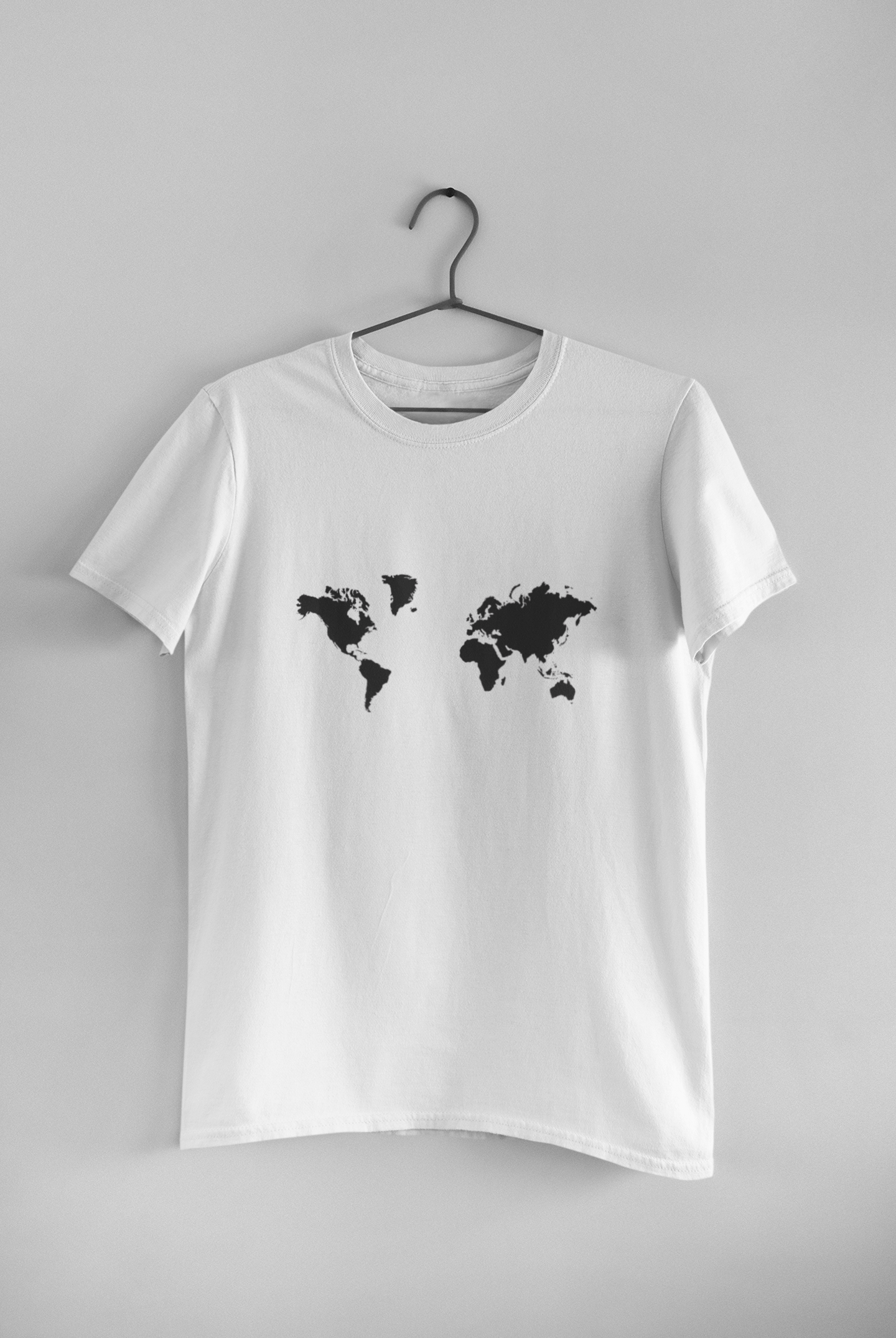 World Map Unisex Heavy Cotton Tee