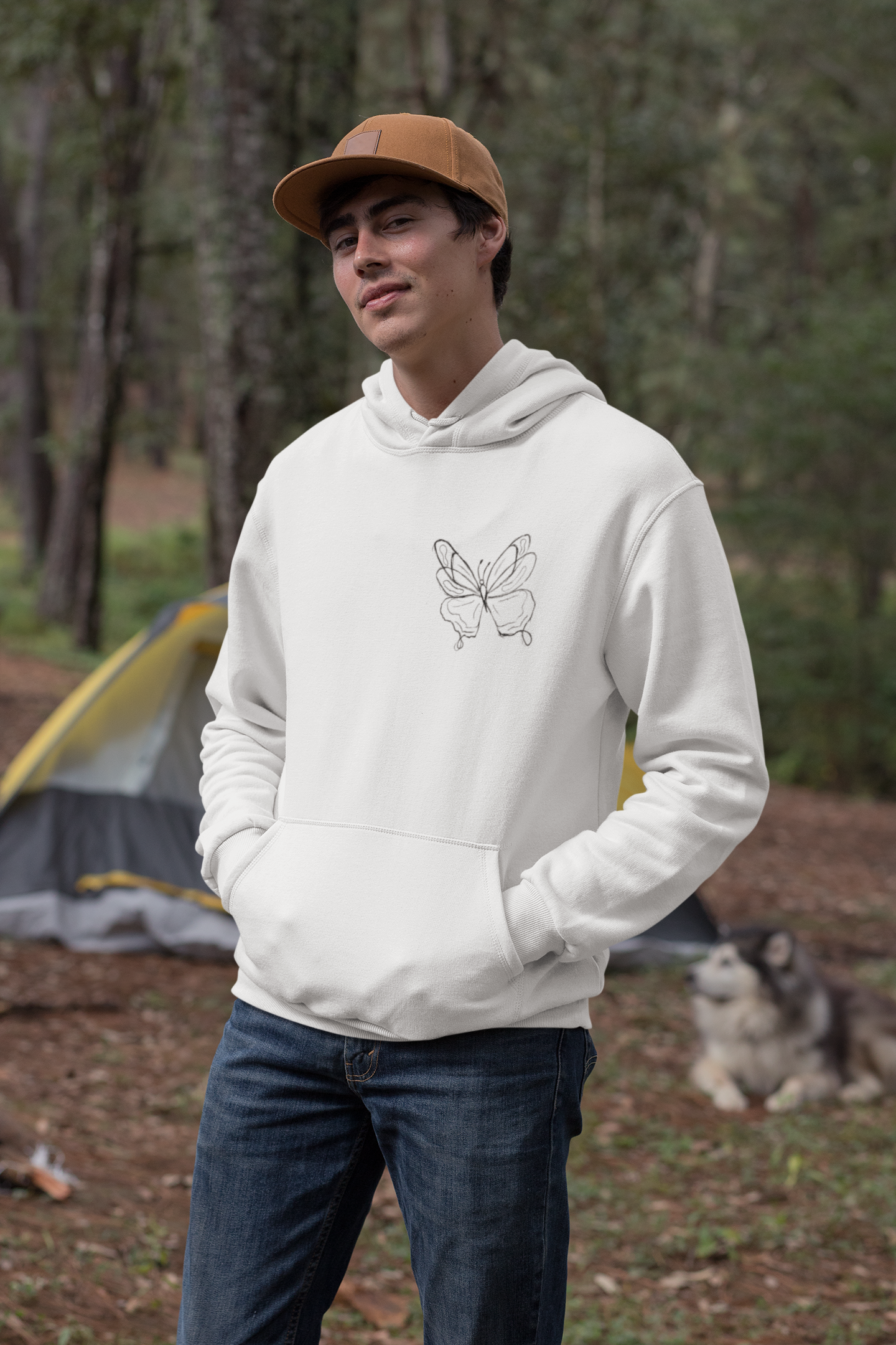 "Elegant Wings" Unisex Hoodie