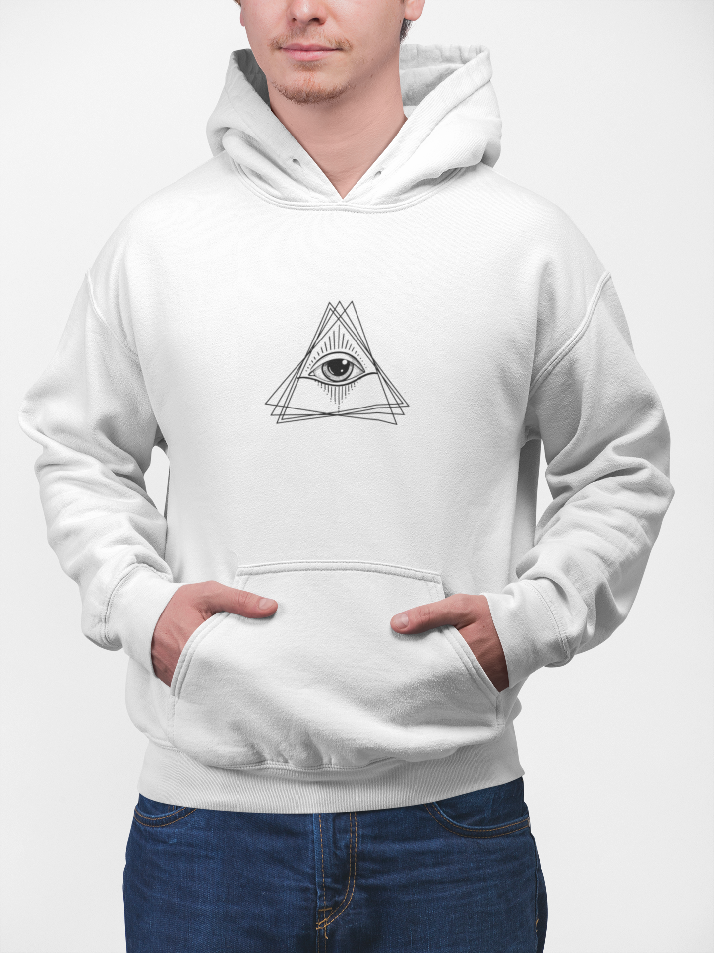 "All-Seeing Geometry" Unisex Hoodie