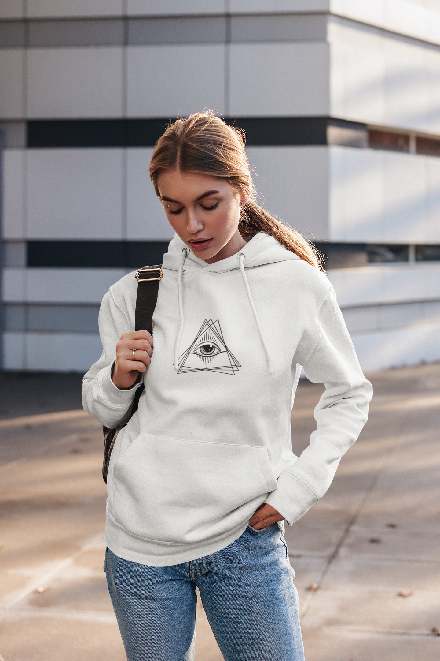 "All-Seeing Geometry" Unisex Hoodie